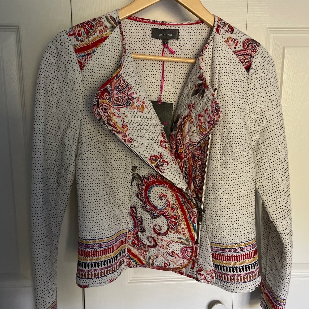 Per Una quilted embroidered Cottage core granny core meets modern jacket